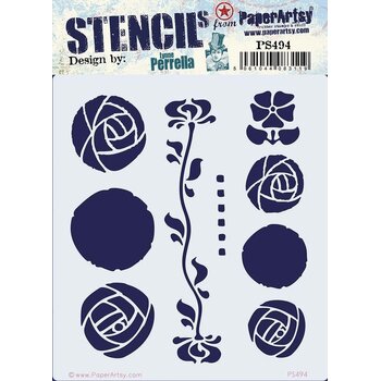 PAPER ARTSY PAPER ARTSY LYNNE PERRELLA PS494 STENCIL