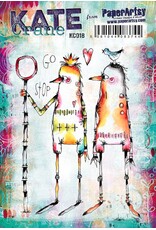 PAPER ARTSY PAPER ARTSY KATE CRANE KC018 CLING STAMP SET