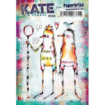 PAPER ARTSY PAPER ARTSY KATE CRANE KC018 CLING STAMP SET