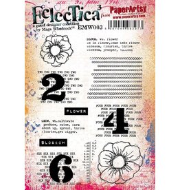 PAPER ARTSY PAPER ARTSY ECLECTICA MAGS WOODCOCK EMW003 CLING STAMP SET