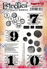 PAPER ARTSY PAPER ARTSY ECLECTICA MAGS WOODCOCK EMW002 CLING STAMP SET