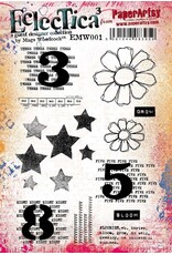 PAPER ARTSY PAPER ARTSY ECLECTICA MAGS WOODCOCK EMW001 CLING STAMP SET