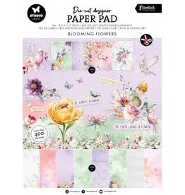 STUDIOLIGHT STUDIOLIGHT ESSENTIALS COLLECTION FLOWERS PAPER PAD DIE-CUTS