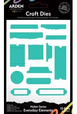 ARDEN CREATIVE STUDIO ARDEN CREATIVE STUDIO MAKER SERIES EVERYDAY ELEMENTS DIE SET