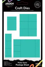 ARDEN CREATIVE STUDIO ARDEN CREATIVE STUDIO MAKER SERIES POSTAGE SHEET DIE SET