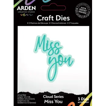 ARDEN CREATIVE STUDIO ARDEN CREATIVE STUDIO CLOUD SERIES MISS YOU DIE SET