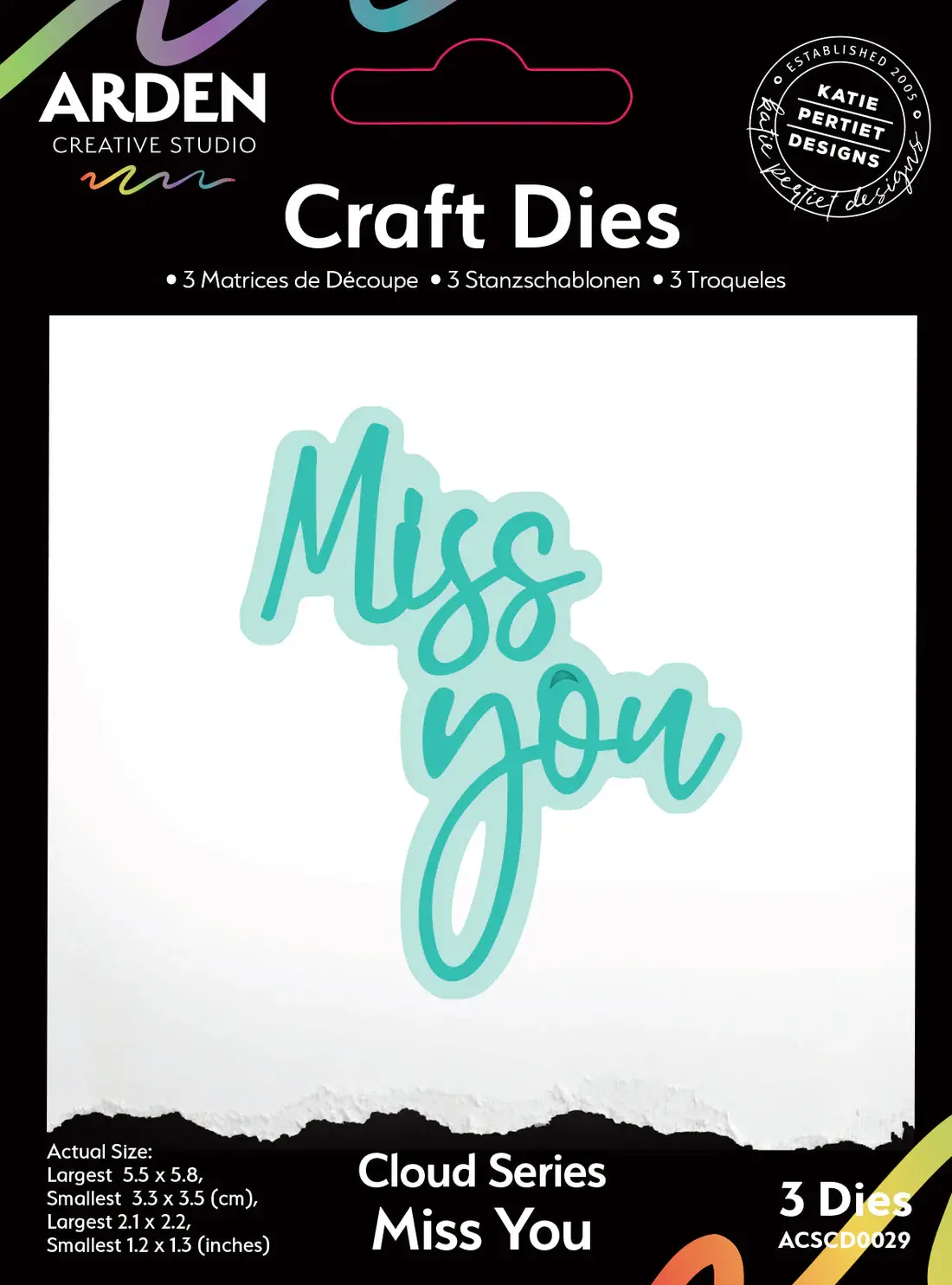 ARDEN CREATIVE STUDIO ARDEN CREATIVE STUDIO CLOUD SERIES MISS YOU DIE SET