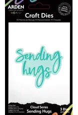 ARDEN CREATIVE STUDIO ARDEN CREATIVE STUDIO CLOUD SERIES SENDING HUGS DIE SET