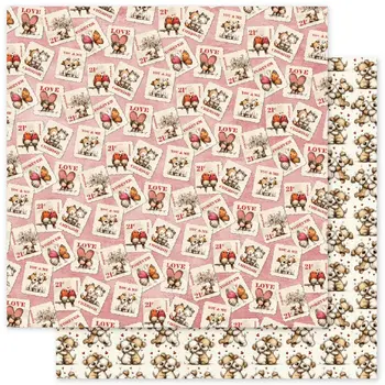 PAPER ROSE PAPER ROSE LOVE & DAYDREAMS - F 12x12 CARDSTOCK