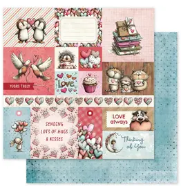 PAPER ROSE PAPER ROSE LOVE & DAYDREAMS - E 12x12 CARDSTOCK