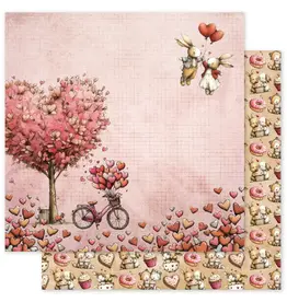 PAPER ROSE PAPER ROSE LOVE & DAYDREAMS - D 12x12 CARDSTOCK