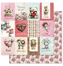 PAPER ROSE PAPER ROSE LOVE & DAYDREAMS - C 12x12 CARDSTOCK