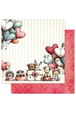 PAPER ROSE PAPER ROSE LOVE & DAYDREAMS - B 12x12 CARDSTOCK