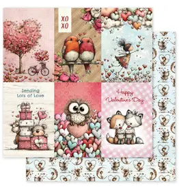 PAPER ROSE PAPER ROSE LOVE & DAYDREAMS - A 12x12 CARDSTOCK