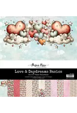 PAPER ROSE PAPER ROSE LOVE & DAYDREAMS 12x12 BASICS PAPER COLLECTION