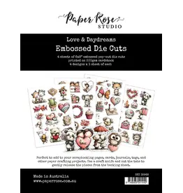 PAPER ROSE PAPER ROSE LOVE & DAYDREAMS EMBOSSED DIE CUTS
