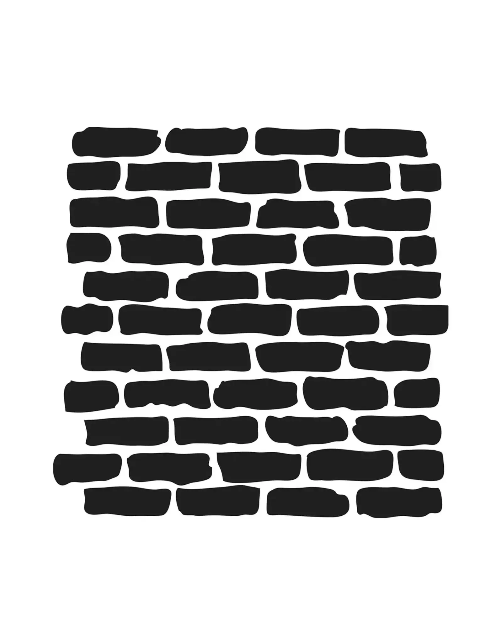 CRAFTERS WORKSHOP THE CRAFTER'S WORKSHOP BRICKS 6x6 STENCIL