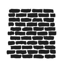 CRAFTERS WORKSHOP THE CRAFTER'S WORKSHOP BRICKS 6x6 STENCIL