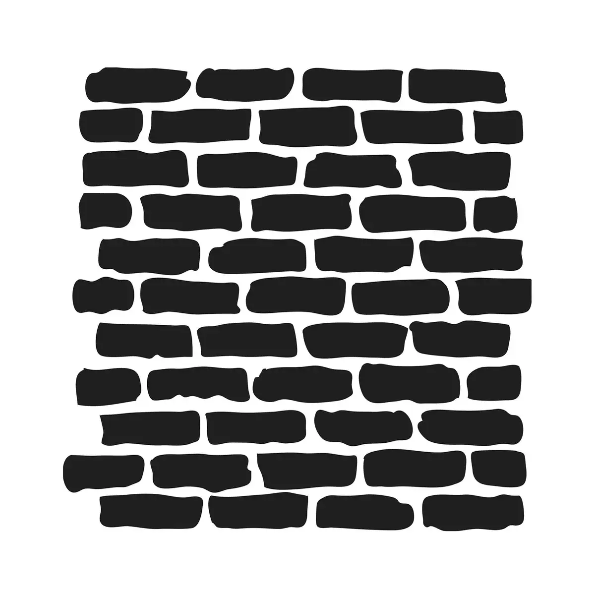CRAFTERS WORKSHOP THE CRAFTER'S WORKSHOP BRICKS 6x6 STENCIL
