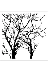 CRAFTERS WORKSHOP THE CRAFTER'S WORKSHOP BRANCHES REVERSED 6x6 STENCIL