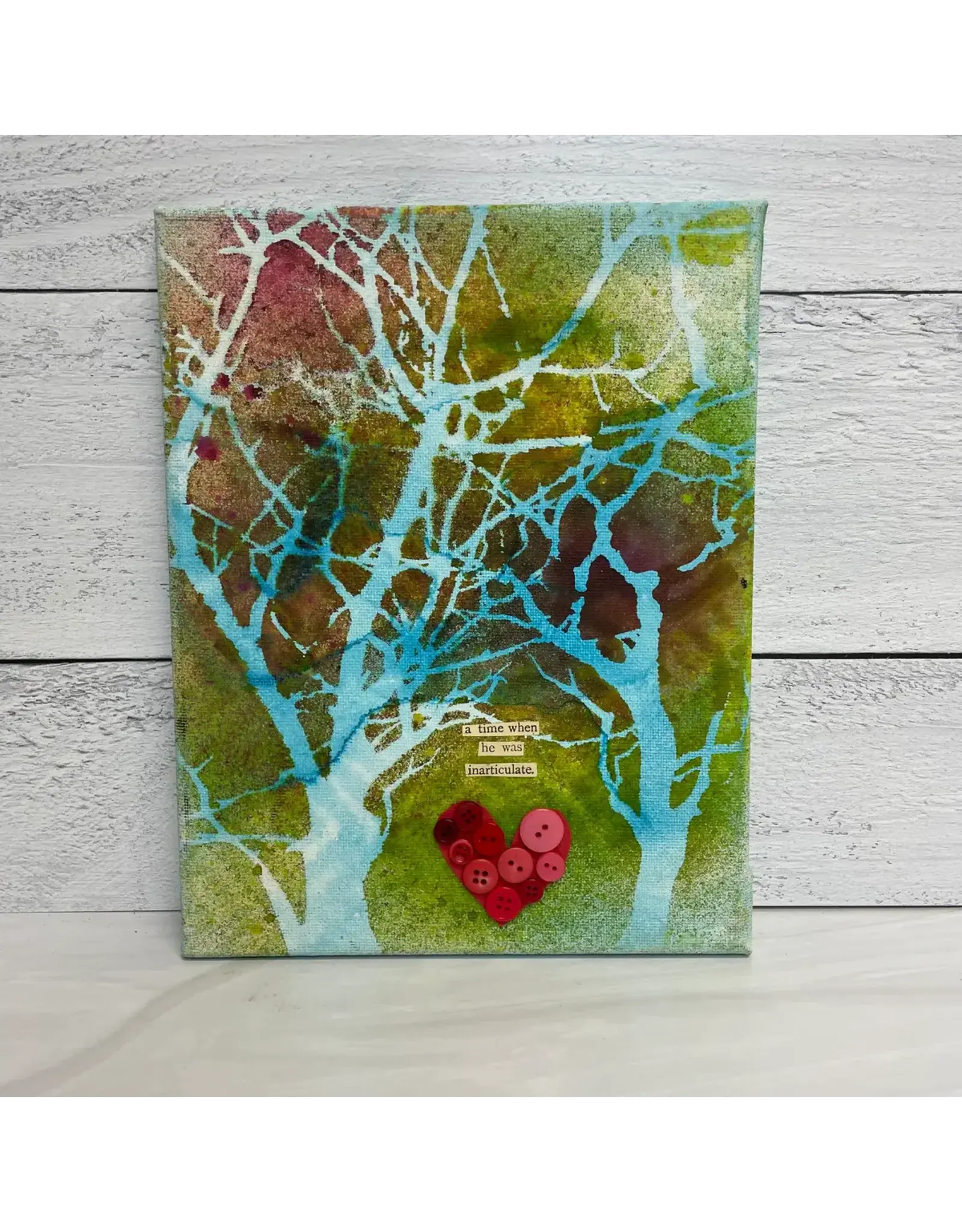 CRAFTERS WORKSHOP THE CRAFTER'S WORKSHOP BRANCHES REVERSED 6x6 STENCIL