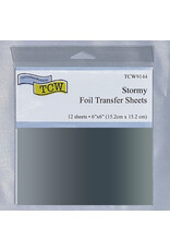 CRAFTERS WORKSHOP THE CRAFTER'S WORKSHOP STORMY 6x6 FOIL TRANSFER SHEETS 12/PK