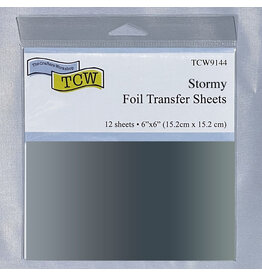CRAFTERS WORKSHOP THE CRAFTER'S WORKSHOP STORMY 6x6 FOIL TRANSFER SHEETS 12/PK