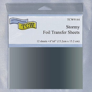 CRAFTERS WORKSHOP THE CRAFTER'S WORKSHOP STORMY 6x6 FOIL TRANSFER SHEETS 12/PK