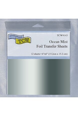 CRAFTERS WORKSHOP THE CRAFTER'S WORKSHOP OCEAN MIST 6x6 FOIL TRANSFER SHEETS 12/PK