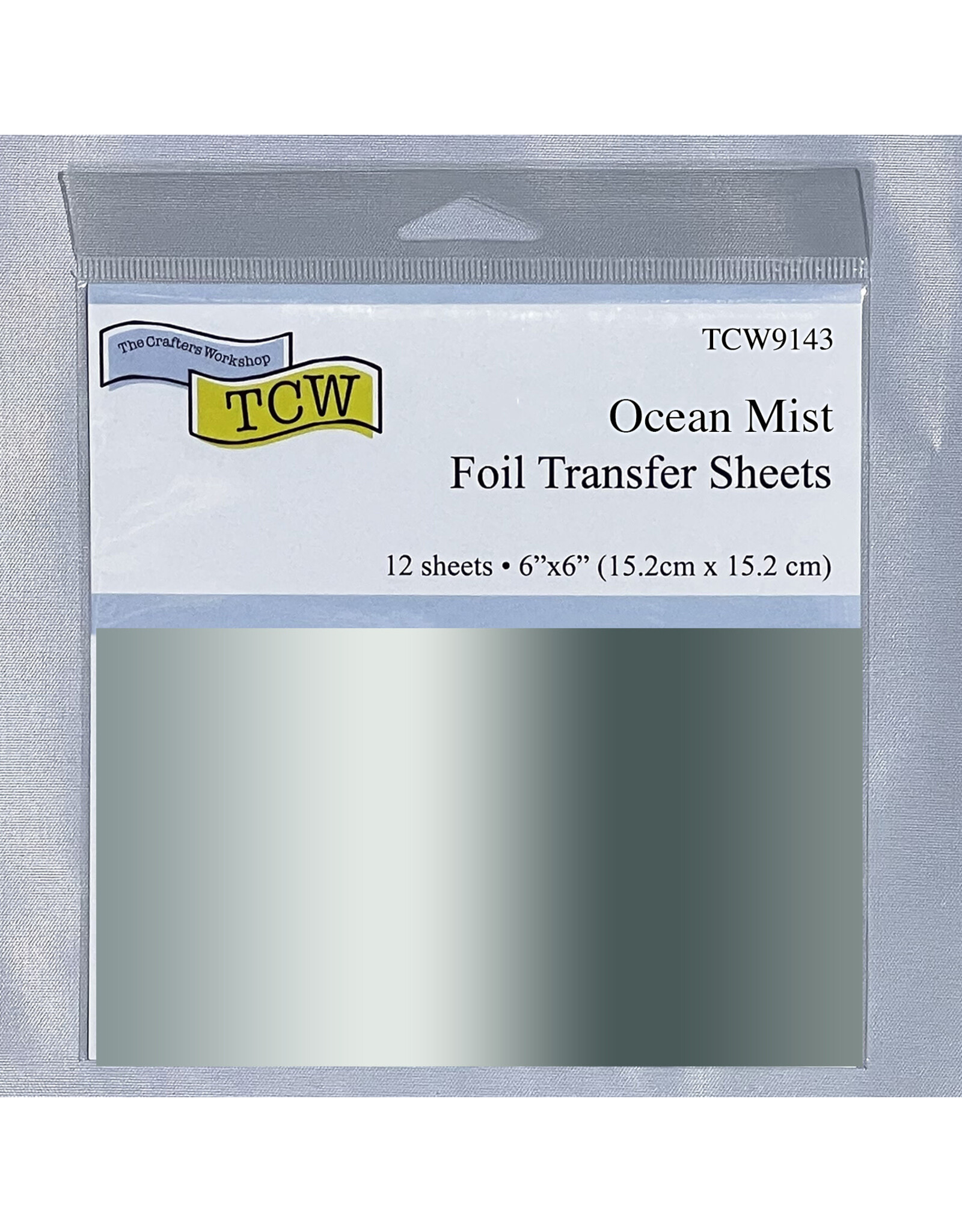 CRAFTERS WORKSHOP THE CRAFTER'S WORKSHOP OCEAN MIST 6x6 FOIL TRANSFER SHEETS 12/PK