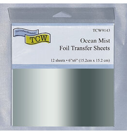 CRAFTERS WORKSHOP THE CRAFTER'S WORKSHOP OCEAN MIST 6x6 FOIL TRANSFER SHEETS 12/PK