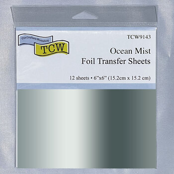 CRAFTERS WORKSHOP THE CRAFTER'S WORKSHOP OCEAN MIST 6x6 FOIL TRANSFER SHEETS 12/PK