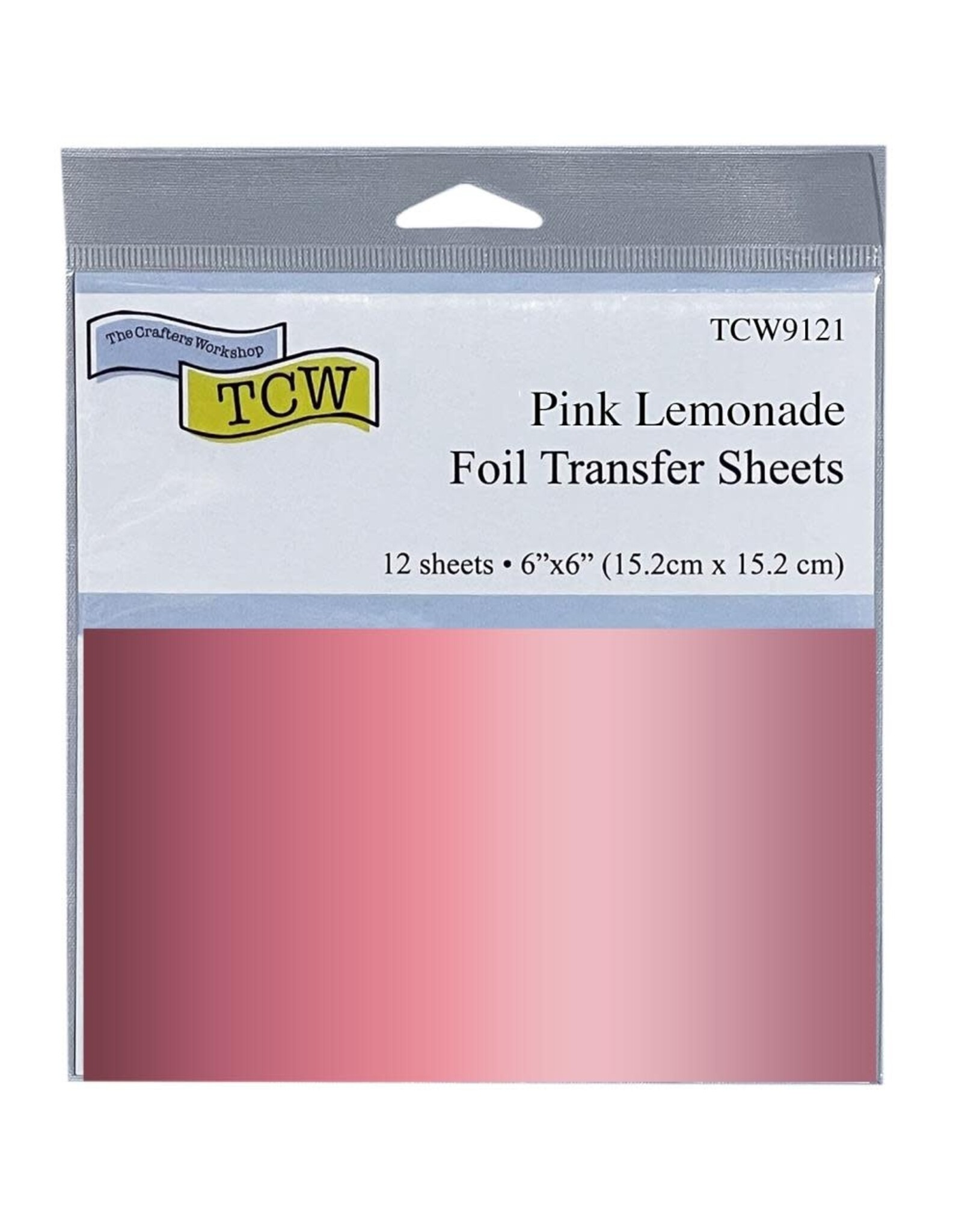 CRAFTERS WORKSHOP THE CRAFTER'S WORKSHOP PINK LEMONADE 6x6 FOIL TRANSFER SHEETS 12/PK