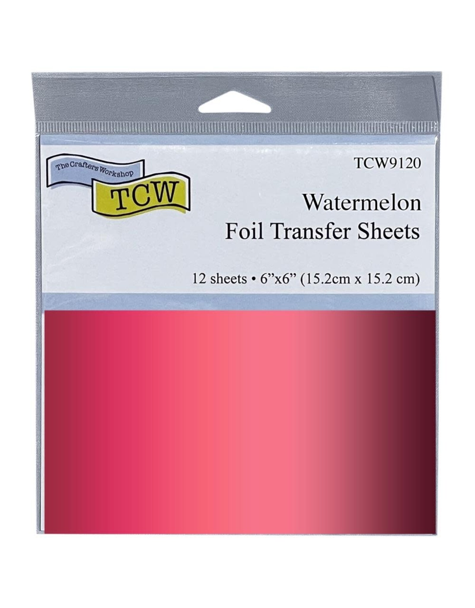 CRAFTERS WORKSHOP THE CRAFTER'S WORKSHOP WATERMELON 6x6 FOIL TRANSFER SHEETS 12/PK