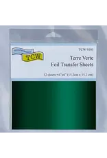 CRAFTERS WORKSHOP THE CRAFTER'S WORKSHOP TERRE VERTE 6x6 FOIL TRANSFER SHEETS 12/PK