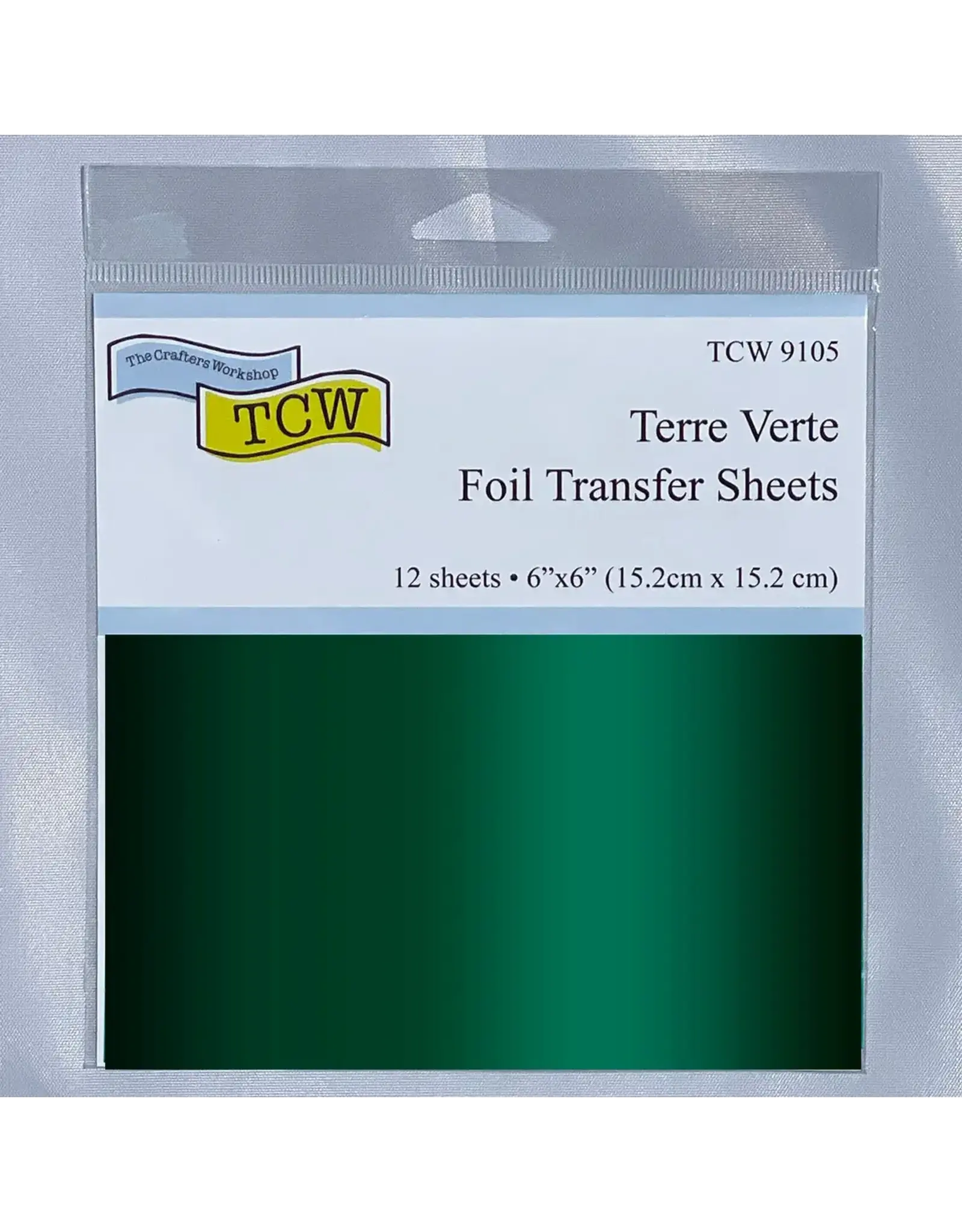 CRAFTERS WORKSHOP THE CRAFTER'S WORKSHOP TERRE VERTE 6x6 FOIL TRANSFER SHEETS 12/PK