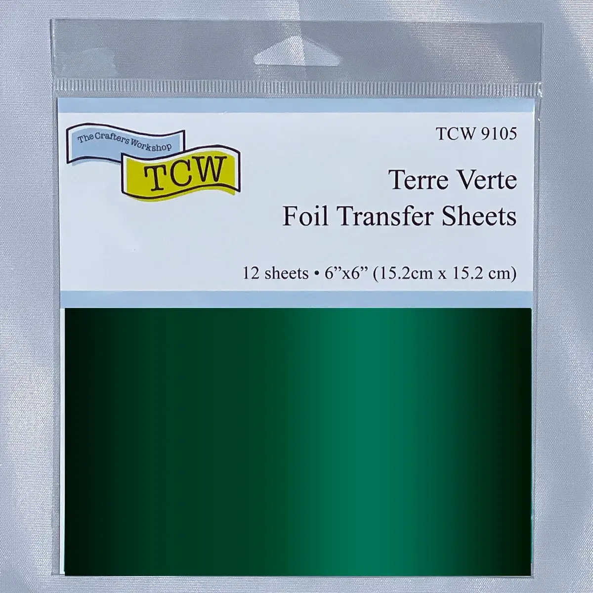 CRAFTERS WORKSHOP THE CRAFTER'S WORKSHOP TERRE VERTE 6x6 FOIL TRANSFER SHEETS 12/PK
