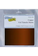CRAFTERS WORKSHOP THE CRAFTER'S WORKSHOP COPPER 6x6 FOIL TRANSFER SHEETS 12/PK