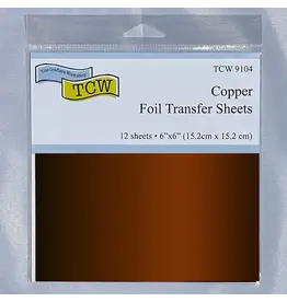 CRAFTERS WORKSHOP THE CRAFTER'S WORKSHOP COPPER 6x6 FOIL TRANSFER SHEETS 12/PK