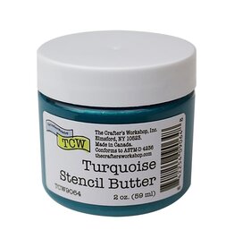 CRAFTERS WORKSHOP THE CRAFTERS WORKSHOP TURQUOISE STENCIL BUTTER 2oz