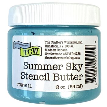 CRAFTERS WORKSHOP THE CRAFTER'S WORKSHOP SUMMER SKY STENCIL BUTTER 2oz