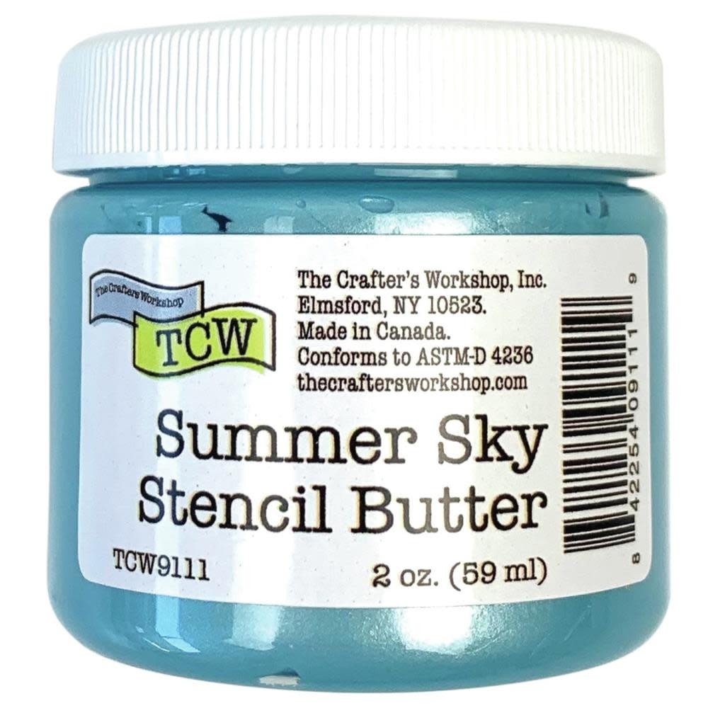 CRAFTERS WORKSHOP THE CRAFTER'S WORKSHOP SUMMER SKY STENCIL BUTTER 2oz