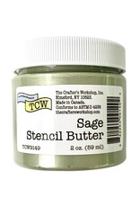 CRAFTERS WORKSHOP THE CRAFTER'S WORKSHOP SAGE FRAME STENCIL BUTTER 2oz
