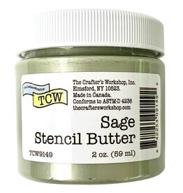 CRAFTERS WORKSHOP THE CRAFTER'S WORKSHOP SAGE FRAME STENCIL BUTTER 2oz