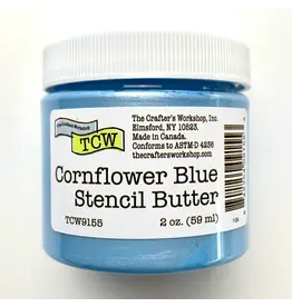 CRAFTERS WORKSHOP THE CRAFTER'S WORKSHOP CORNFLOWER BLUE STENCIL BUTTER 2oz