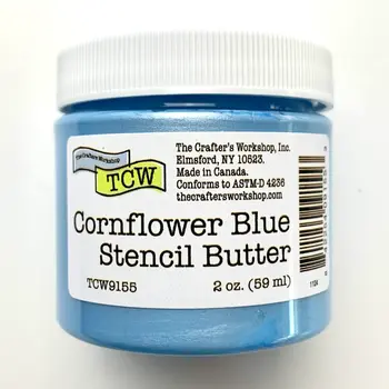 CRAFTERS WORKSHOP THE CRAFTER'S WORKSHOP CORNFLOWER BLUE STENCIL BUTTER 2oz