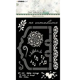 STUDIOLIGHT STUDIOLIGHT JENINE'S MINDFUL ART COLLECTION ELEGANT MEMORYDEX MASK STENCIL