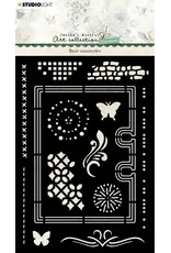 STUDIOLIGHT STUDIOLIGHT JENINE'S MINDFUL ART COLLECTION BASIC MEMORYDEX MASK STENCIL