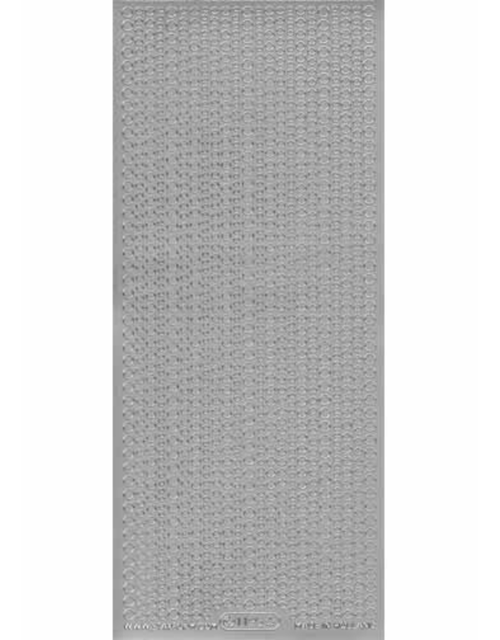 STARFORM STARFORM SMALL CIRCLES SILVER PEEL OFF DECO STICKERS