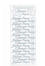 STARFORM STARFORM JOYEUSES PAQUES GOLD PEEL OFFS DECO STICKERS